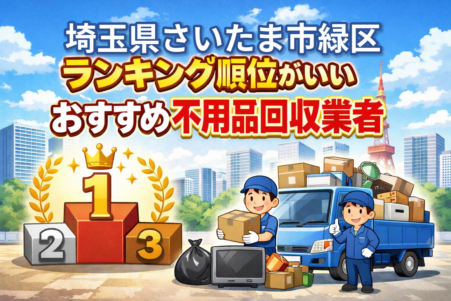 埼玉県さいたま市緑区　ランキング順位がいいおすすめ不用品回収業者
